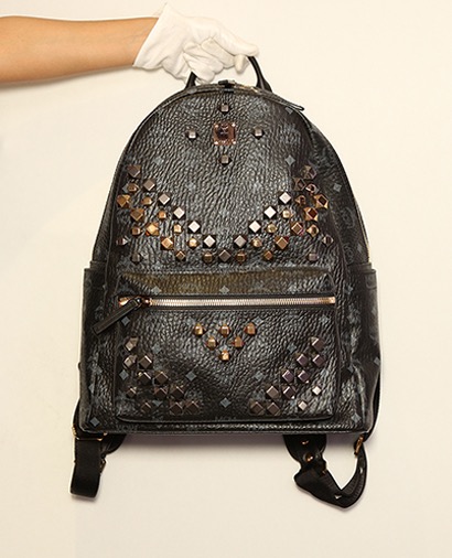Large Studded Stark Backpack, &pound;395, Handbags, Front view